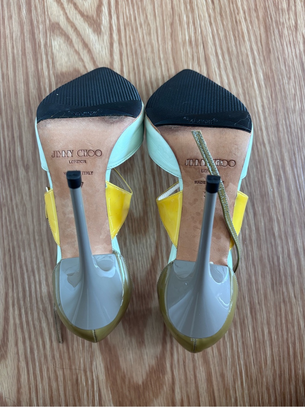 Jimmy Choo Multi Color Heels - Picture 6 of 6